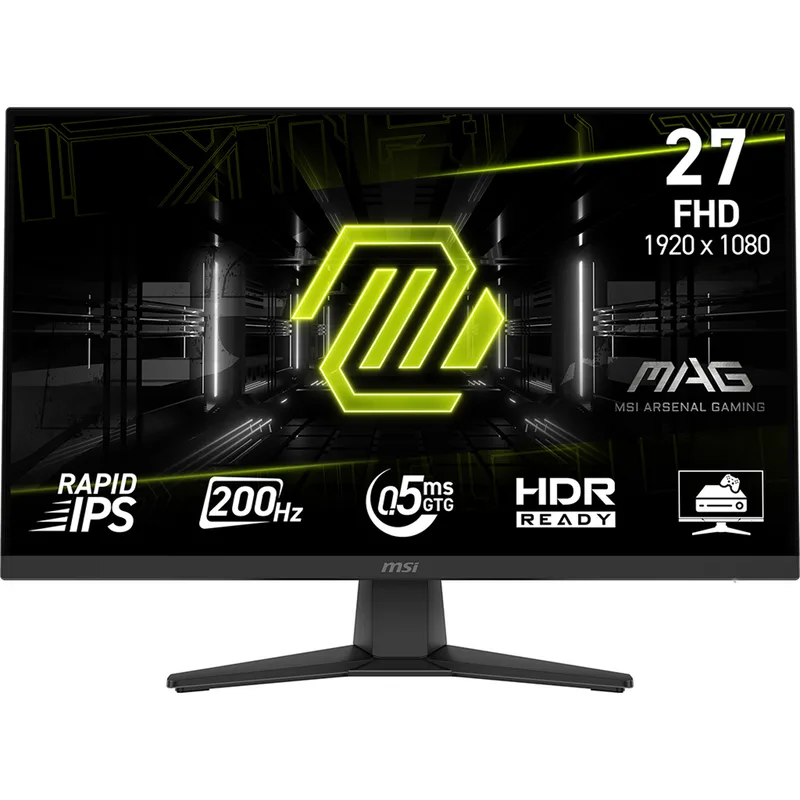 68,6 cm (27") 1920 x 1080 Pixel MSI 9S6-3CE51T-001 16:9 Full HD Rapid IPS 0,5 ms 200 Hz DisplayPort HDMI VESA
