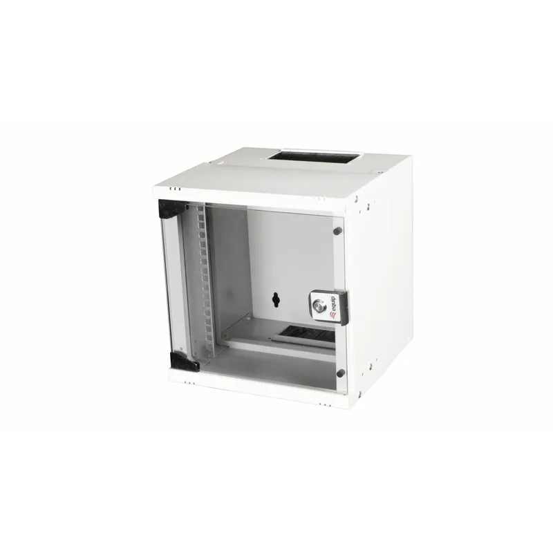 Equip 10" Boîtier mural Porte en verre ECO 300x300mm 6U Gris