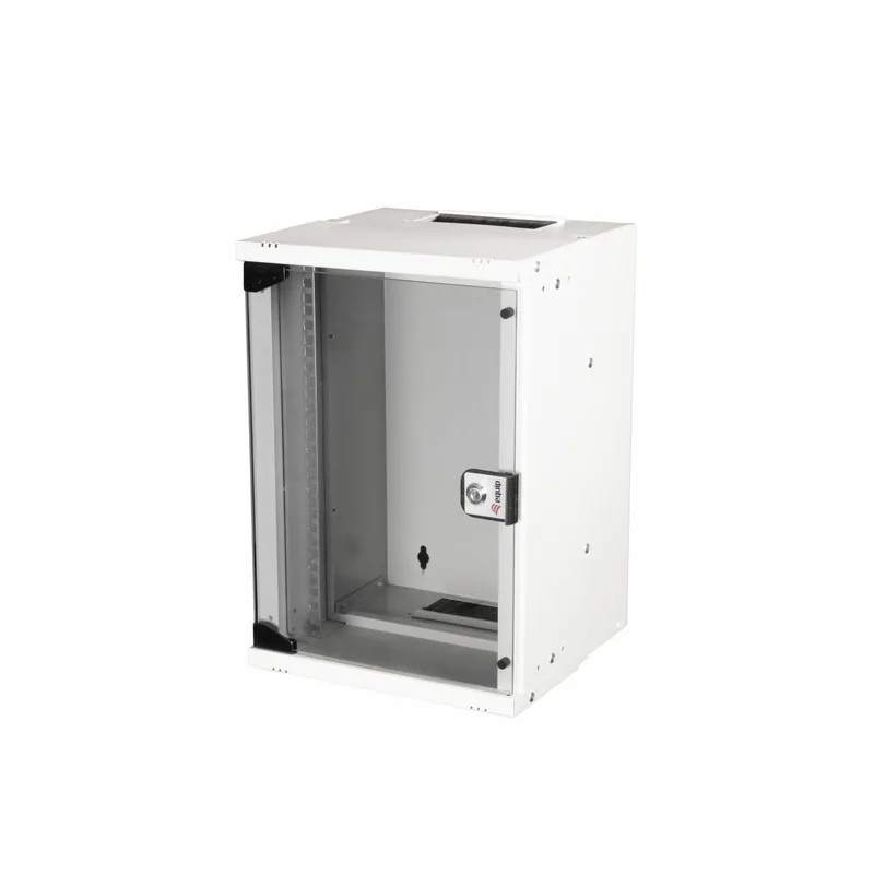 Equip 10" Boîtier mural Porte en verre ECO 300x300mm 9U Gris