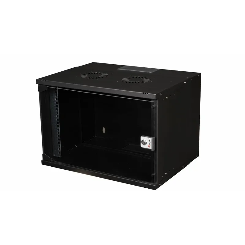 Equip 19" Boîtier mural Porte en verre ECO 540x400mm 7U Noir