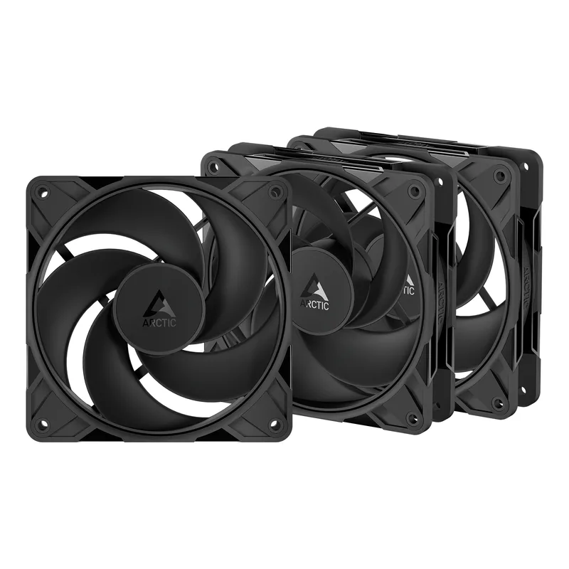 ARCTIC P12 Pro Reverse - 3 Pack Noir