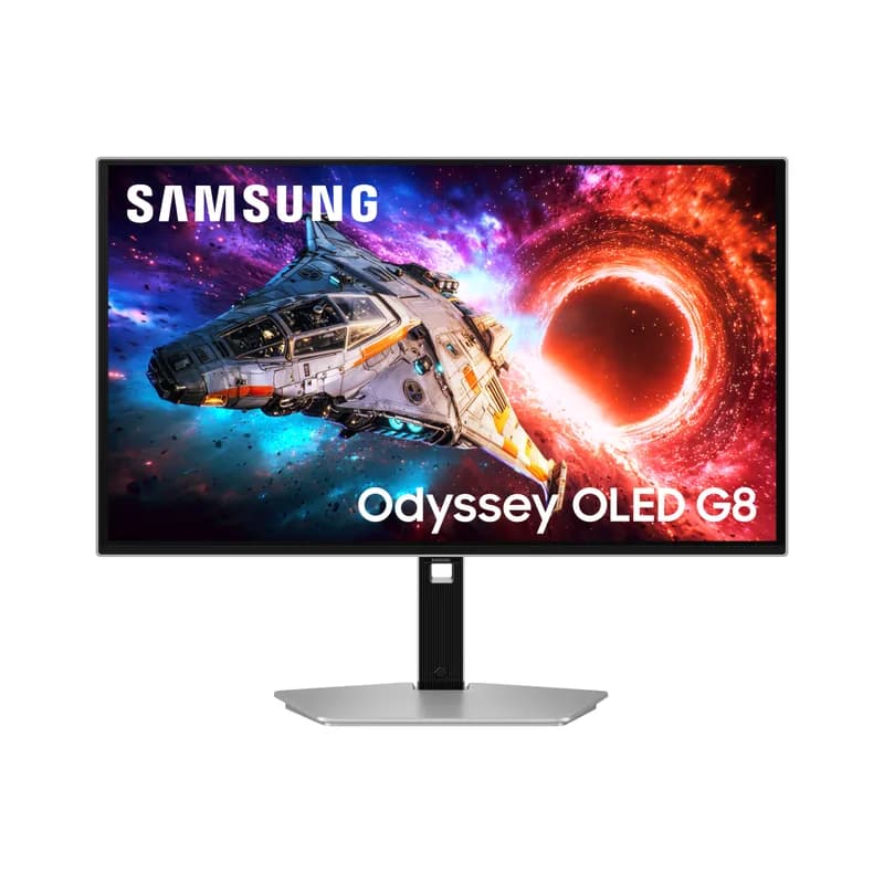68,6 cm (27") 3840 x 2160 Pixel SAMSUNG LS27HG800SUXEN 16:9 4K Ultra HD OLED 0,03 ms 240 Hz HDR DisplayPort HDMI USB-Hub Pivot Height VESA
