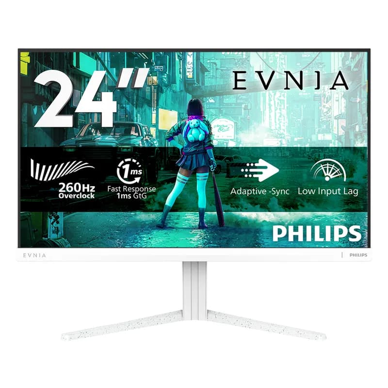 60,5 cm (23.8") 1920 x 1080 Pixel Philips 24M2N3201PL/00 16:9 Full HD Fast IPS 1 ms 260 Hz HDR DisplayPort HDMI VESA