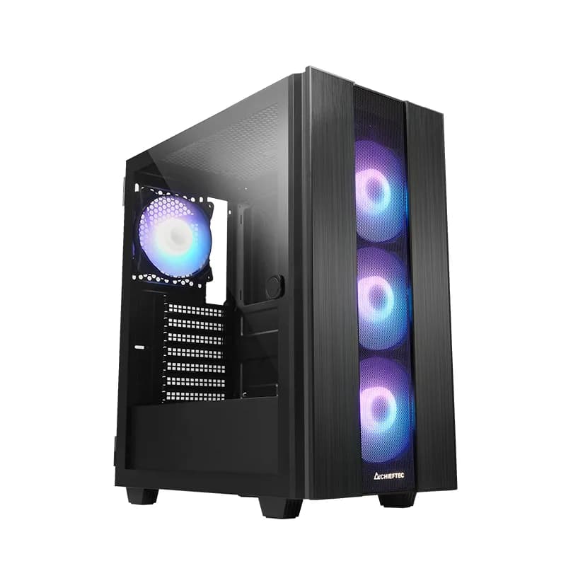 Chieftec Hunter 2 (Noir, Tempered Glass)
