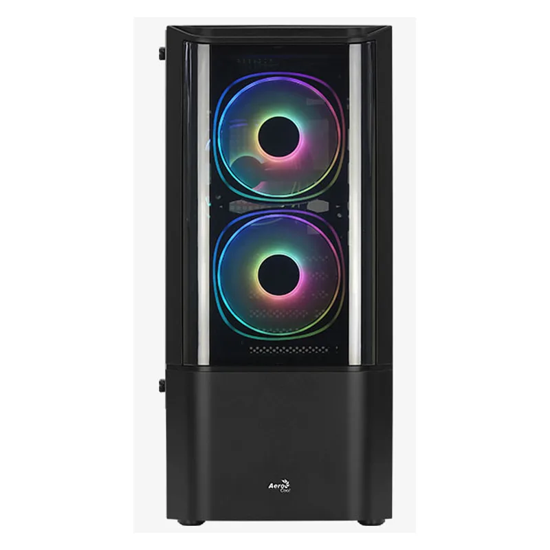 AeroCool Geh Midi Quantum v3 Black MicroATX/ATX/MiniITX