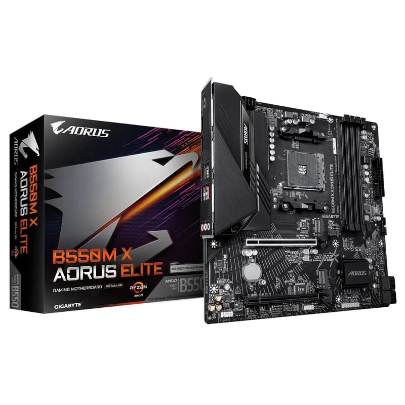 GIGABYTE B550M X AORUS ELITE AM4 4xDDR4 HDMI DP 2xM.2