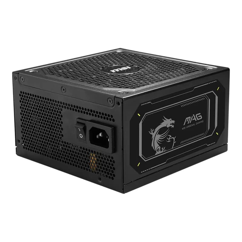 MSI Power Supply MAG A1000GL PCIE5 II ATX 3.1 1000 Watts 80 PLUS GOLD Efficiency Active PFC