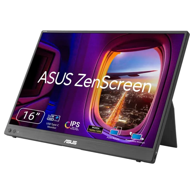40,6 cm (16") 1920 x 1200 Pixel ASUS 90LM0CB1-B01N71 16:10 WUXGA IPS 5 ms 75 Hz HDMI