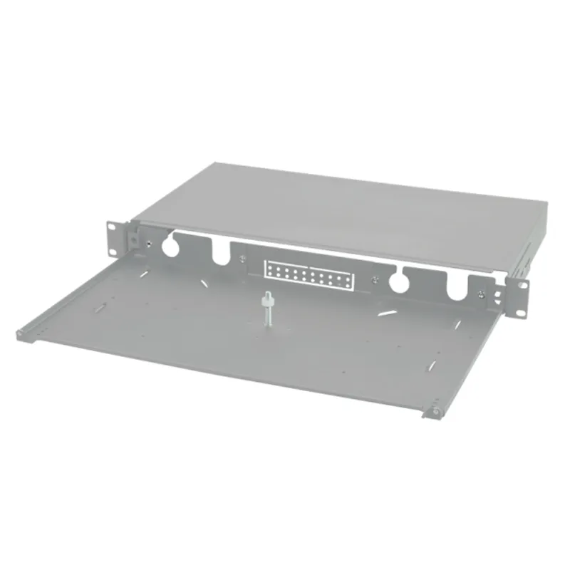 Logilink Fiber Optic Patch Panel 19"/1U, sliding type, grey, unloaded