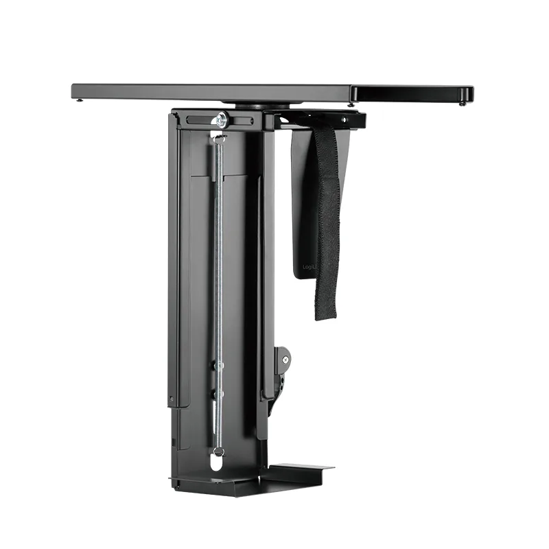 Logilink Adjustable under desk CPU mount, sliding track, easy-locking