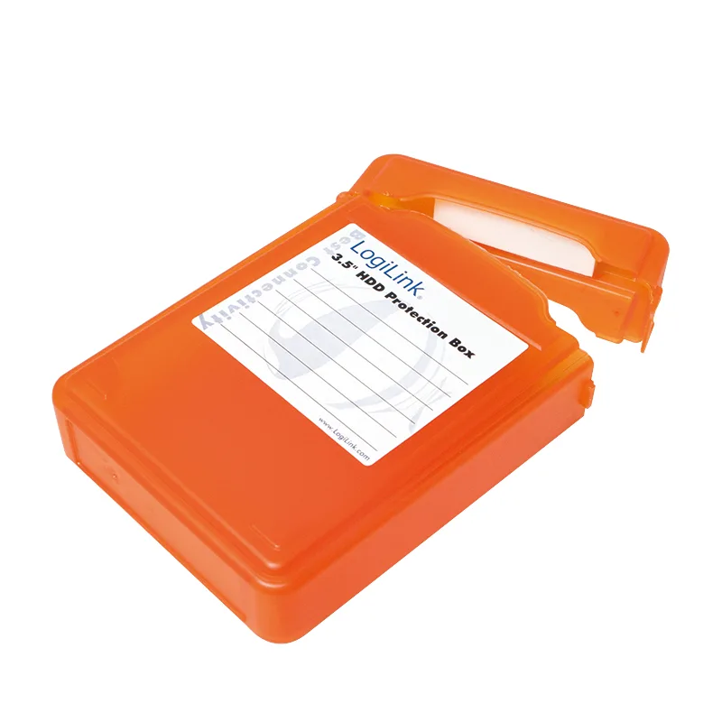 3,5" HDD protection box for 1 HDD, orange