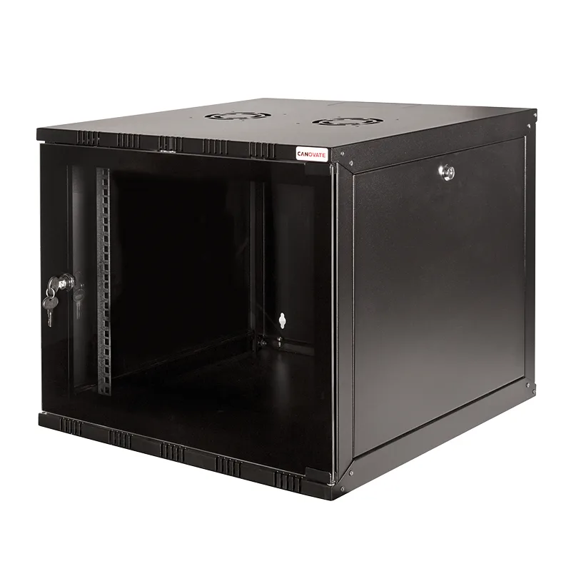 19" Wallmount SOHO Box 12U 540*550, flatpack, black