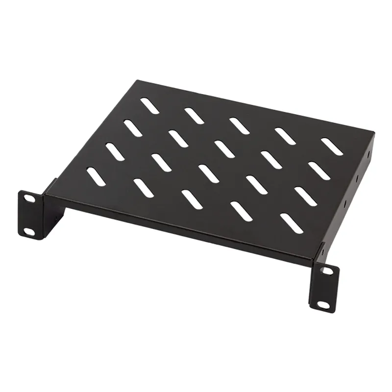 10" cantilever shelf 200 mm, 1U, black