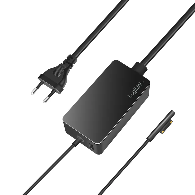 Notebook power supply, for Surface Book, 65W, USB Port, black