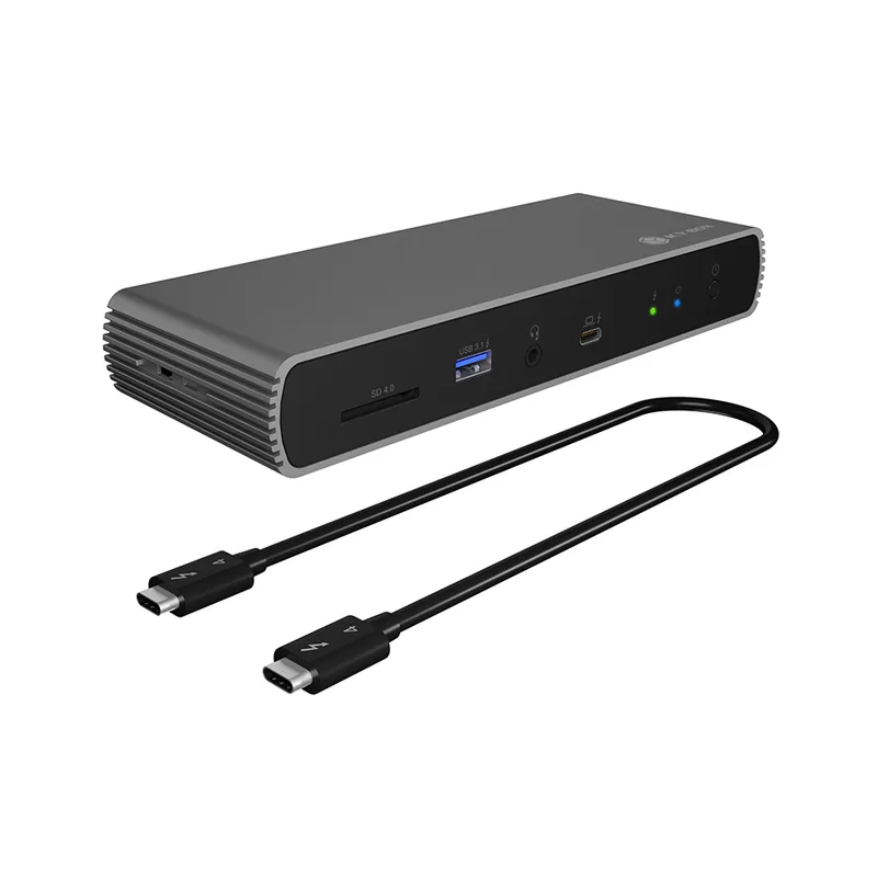 D Dockingstation Thunderbolt 4 Type-C 4xUSB-A/3xUSB-C/HDMI ICY BOX Black