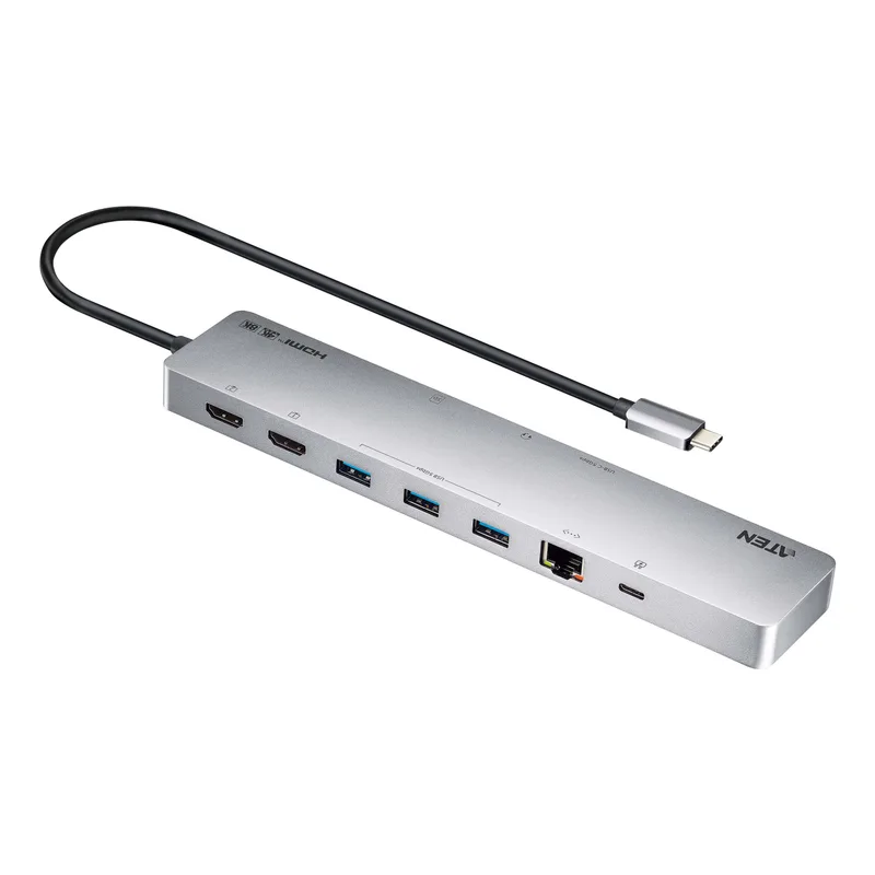 ATEN UH3240 USB-C Dock 4K Dual Display avec Power Passthrough
