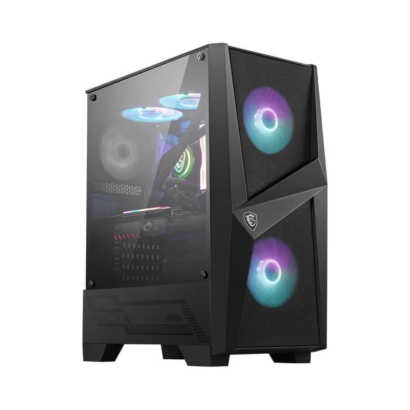 MIDI MSI MAG FORGE 100R | black. window. RGB