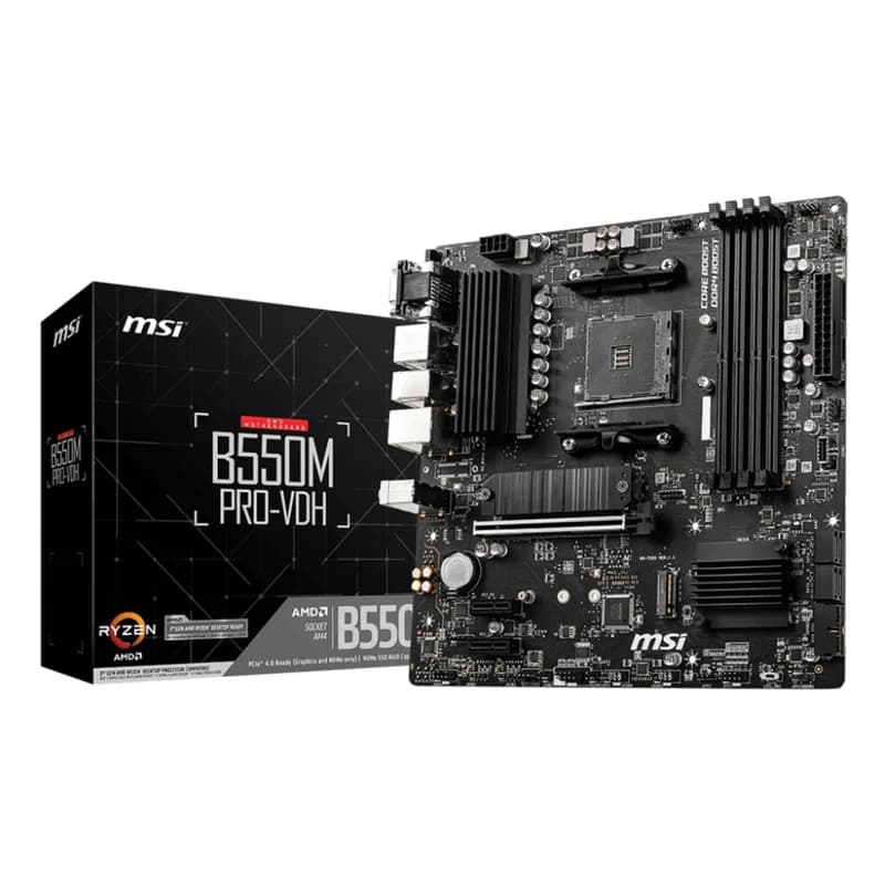 MSI B550M Pro-VDH (B550.AM4.mATX.AMD)