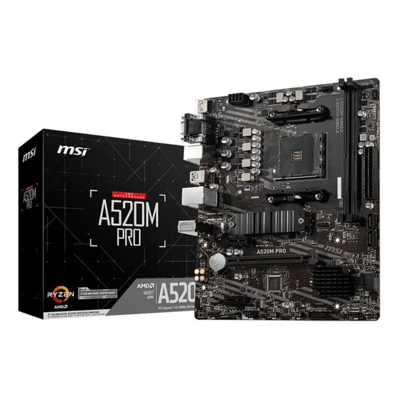 MSI A520M Pro (A520.AM4.mATX.DDR4)