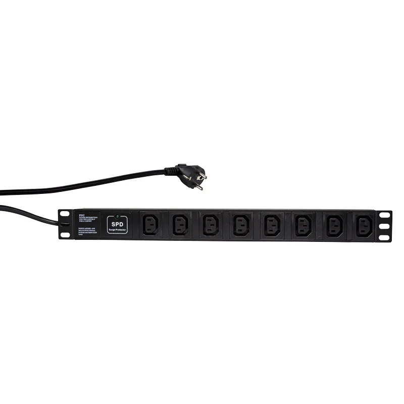 Multiprise 19" 8x avec Parafoudre Logilink