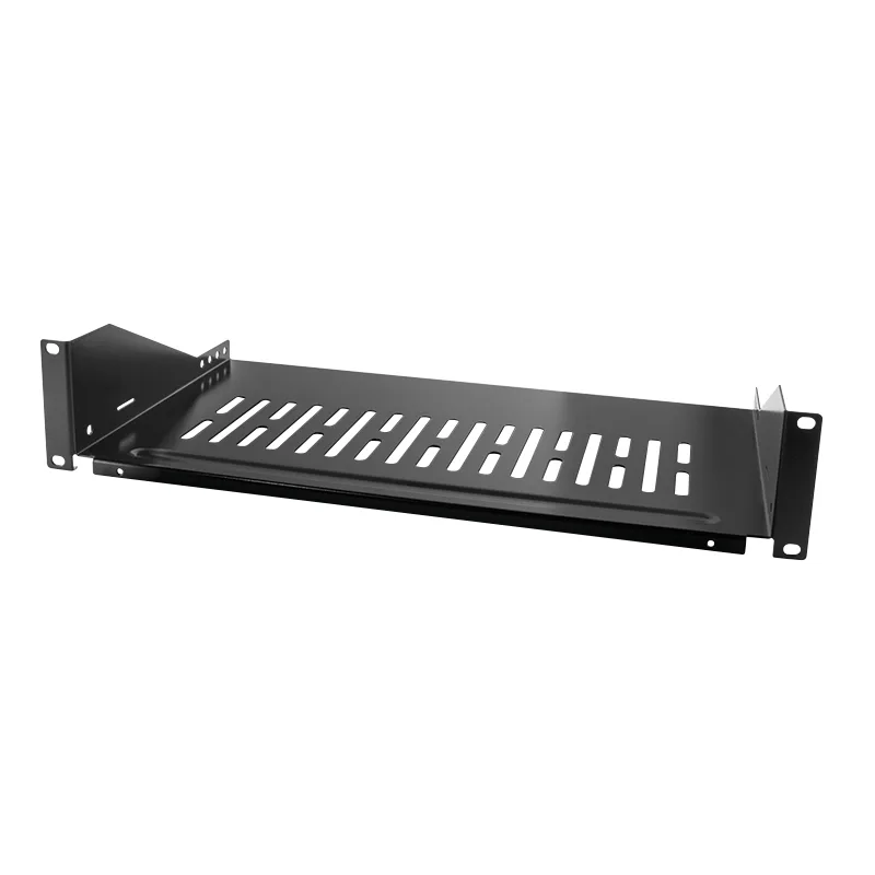 Fachboden 19" 2HE LogiLink, max.25 KG, d=250mm, black
