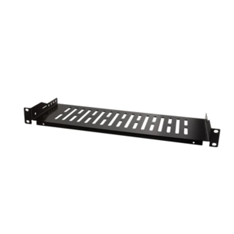Fachboden 19" 1HE LogiLink, max. 5 KG, d=150mm, black