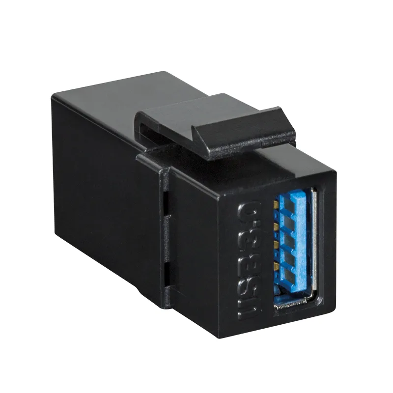 Keystone Verbinder USB 3.0-A F/F. black LogiLink
