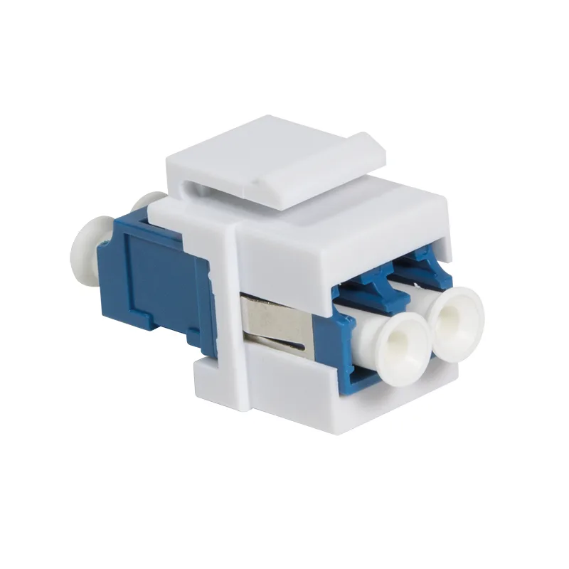 Keystone Verbinder Fibre LC-Duplex Singlemode. blue LogiLink