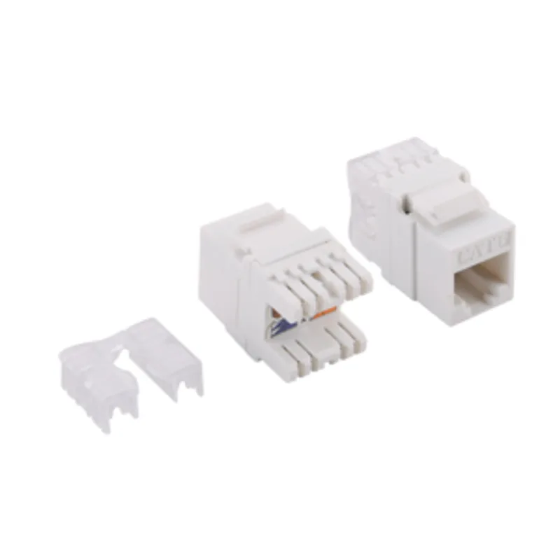 Keystone RJ45 Prise Cat.6 UTP 180° Punch down, white LogiLink