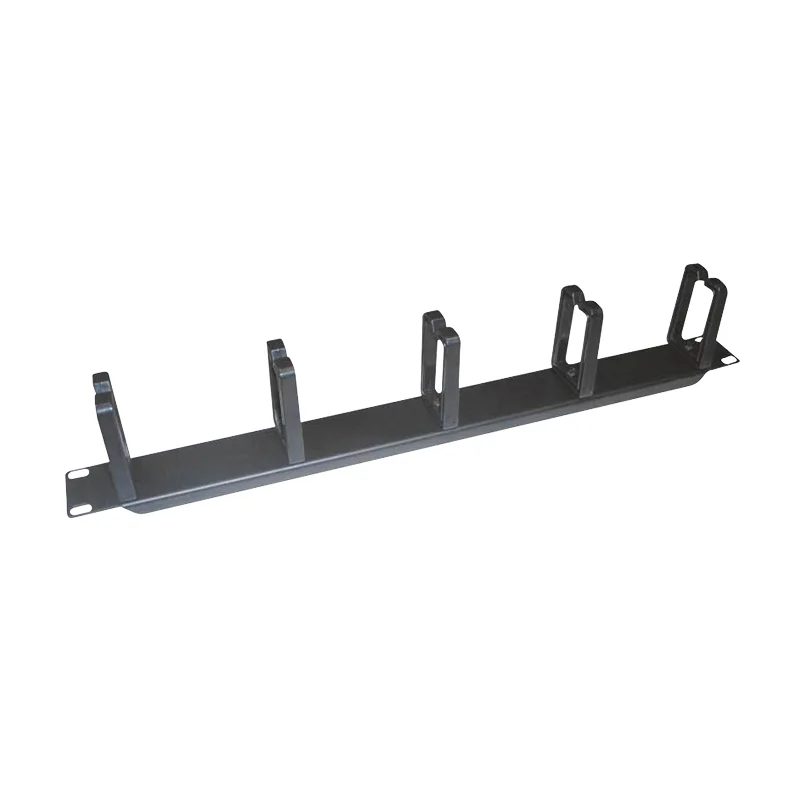 Panneau de guidage du câble 19" 1HE, avec 5 anneaux en plastique, Noir LogiLink