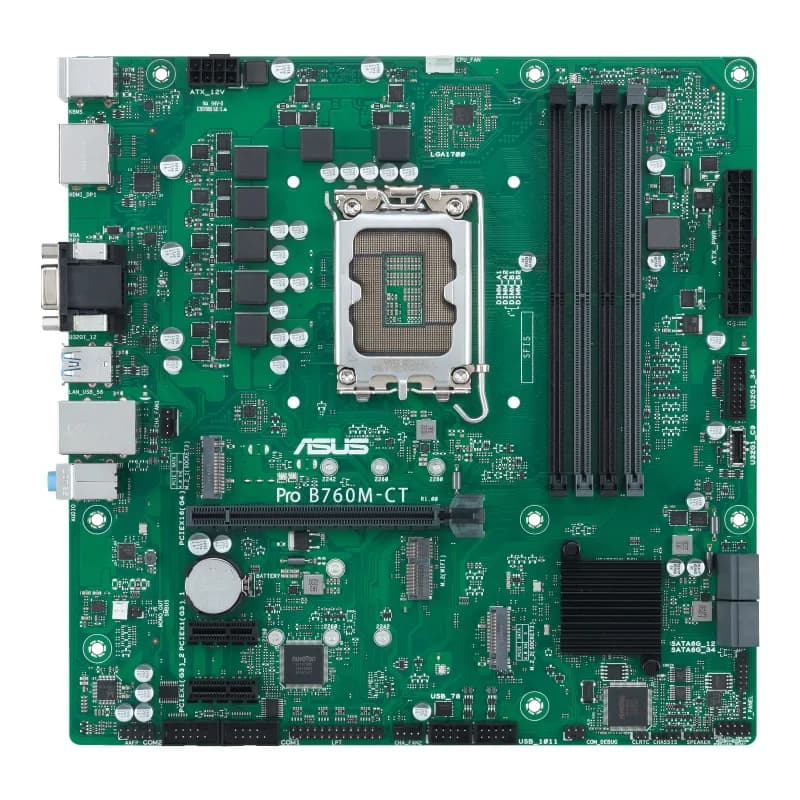 1700 ASUS PRO B760M-CT-CSM mATX