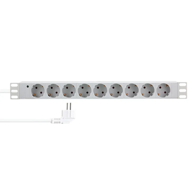 9er Multiprise 19" PDU LogiLink Hellgrau