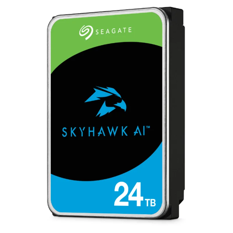 SEAGATE Surveillance Video Optimized AI Skyhawk 24TB HDD SATA 6Gb/s 512MB cache 3.5inch CMR Helium