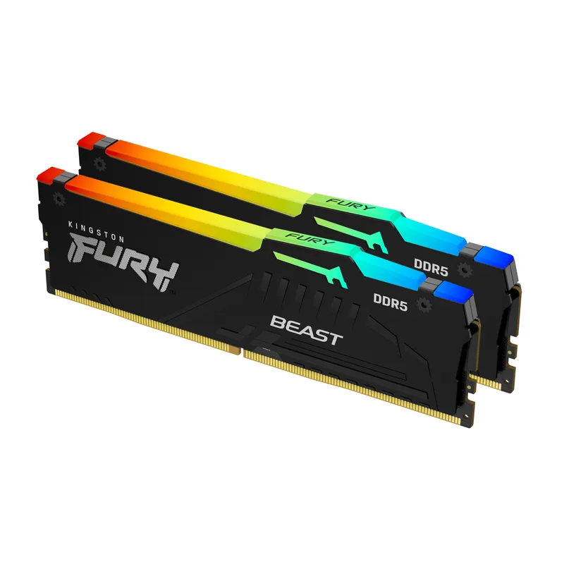 KINGSTON 32GB 5200MHz DDR5 CL40 DIMM Kit of 2 FURY Beast RGB