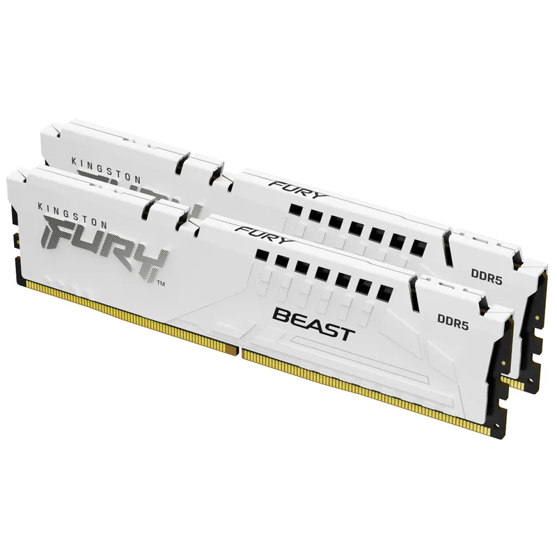 KINGSTON 32GB 6000MT/s DDR5 CL36 DIMM Kit of 2 FURY Beast White EXPO