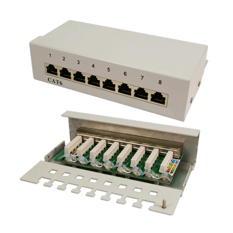 Patchpanel 8P CAT6 LogiLink gr