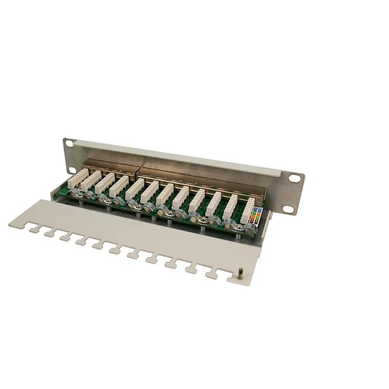 Patchpanel 10" 12P CAT6 LogiLink gr