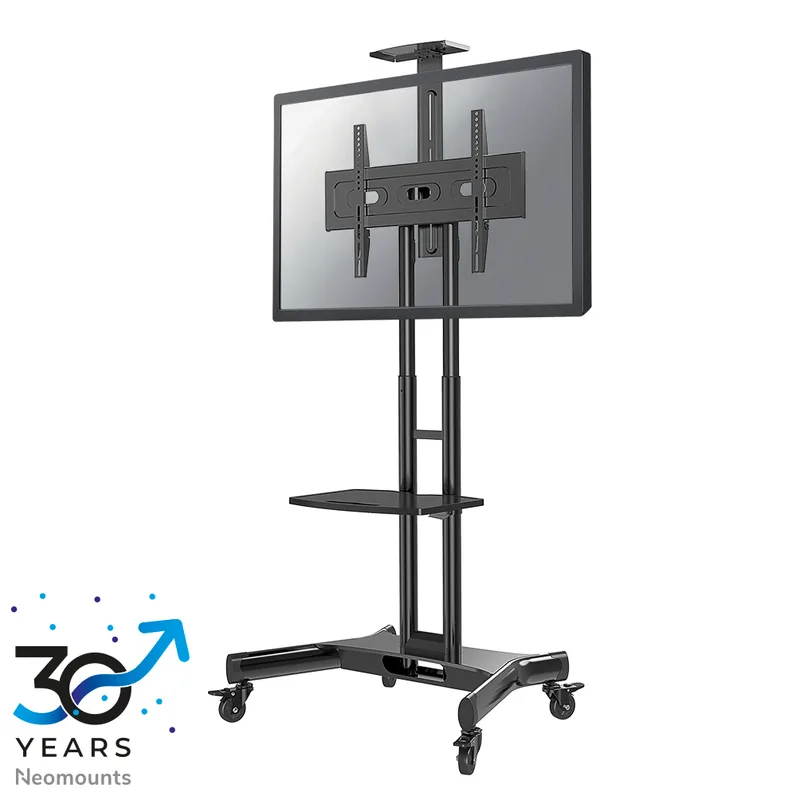 Néomounts NM-M1700BLACK support de sol mobile pour téléviseurs à écran plat jusqu'à 75" (191 cm).