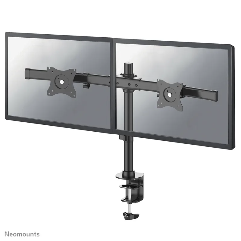 Neomounts FPMA-DCB100DBLACK Support de bureau pour deux écrans plats jusqu'à 27" (69 cm)