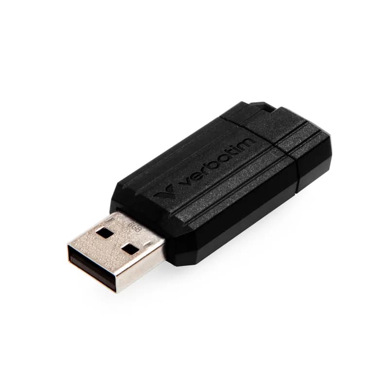 STICK 8GB USB 2.0 Verbatim Store´n´Go PinStripe Black